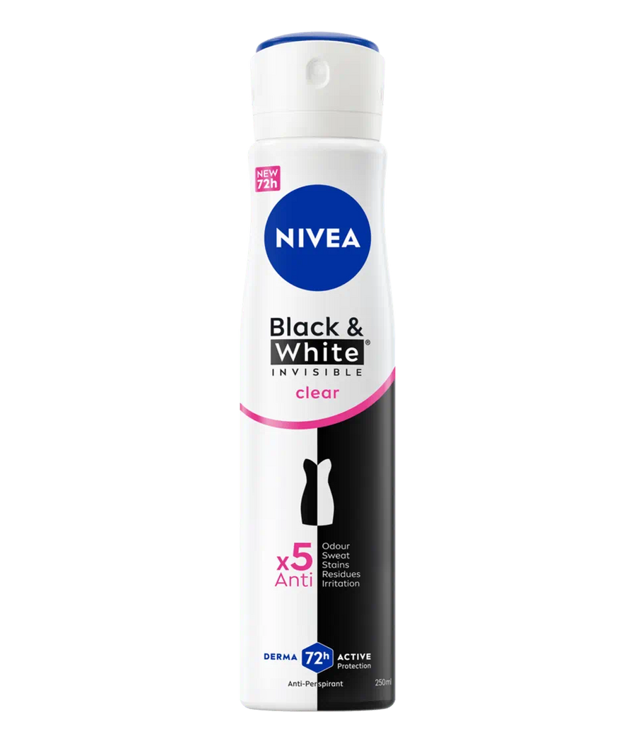 Nivea  Black & White Original 72h Anti-Perspirant Deodorant Spray 250 ML