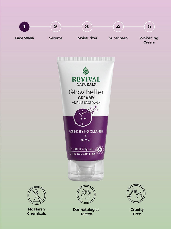 Glow Better Ampule Face Wash