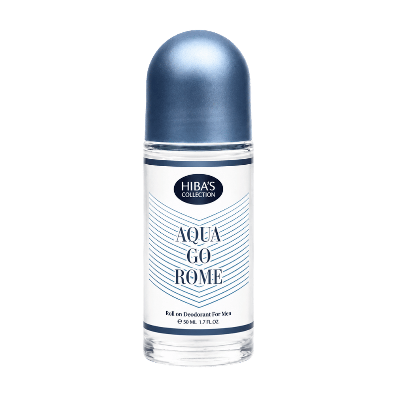 hiba's collection (Aqua Go Rome Roll On Deodorant For Men) 60ml