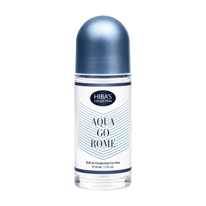 hiba's collection (Aqua Go Rome Roll On Deodorant For Men) 60ml