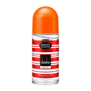 Hiba's collection (Desire Roll On Deodorant For Men) 60ml