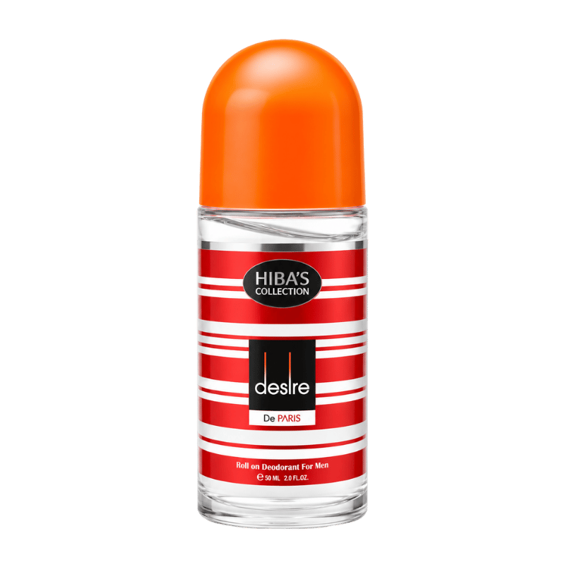 Hiba's collection (Desire Roll On Deodorant For Men) 60ml