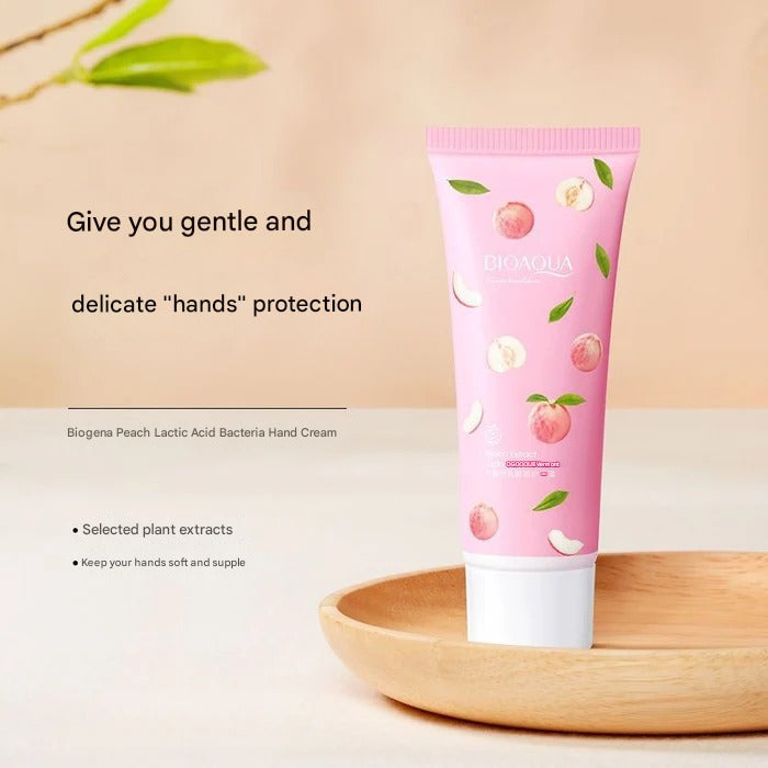 BIOAQUA Peach Extract Hexapeptide Ferment Hand Cream – 30g