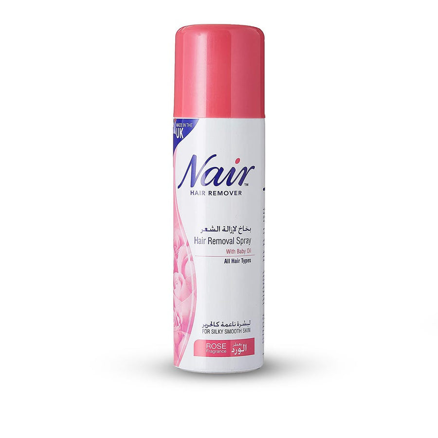 Nair Hair Remover Hair Removal Spray With Baby Oil 200 ML (Pink)