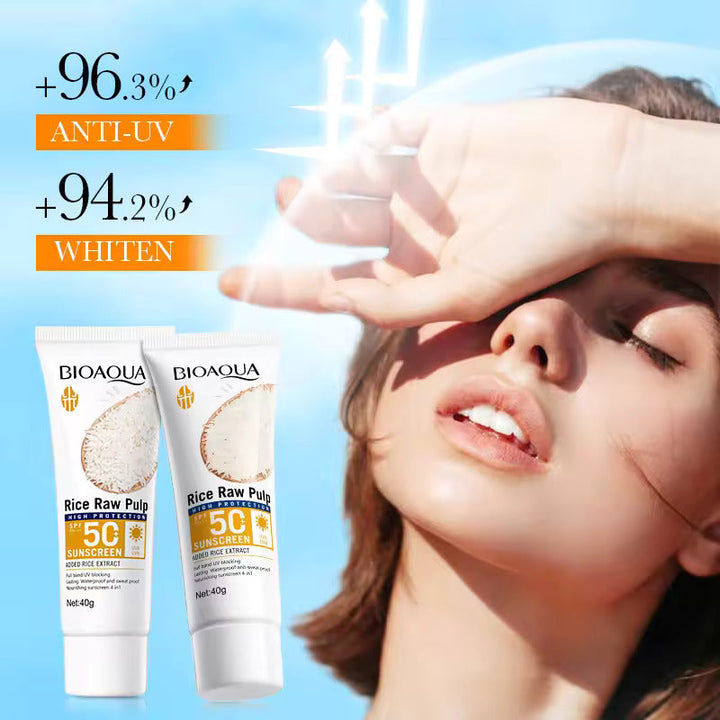 BIOAQUA Rice Sunscreen SPF50+ Waterproof 40g