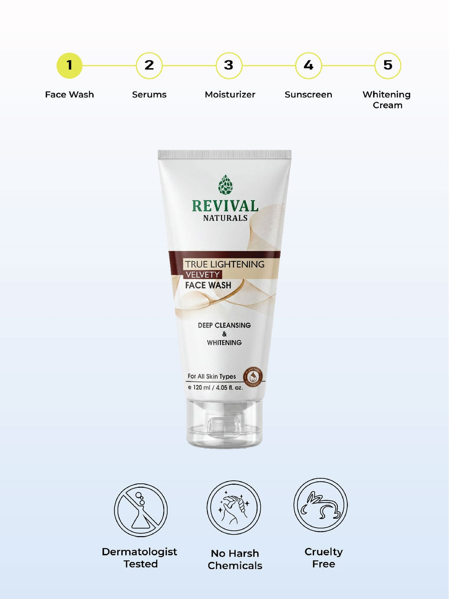 True Lightening Velvety Face Wash